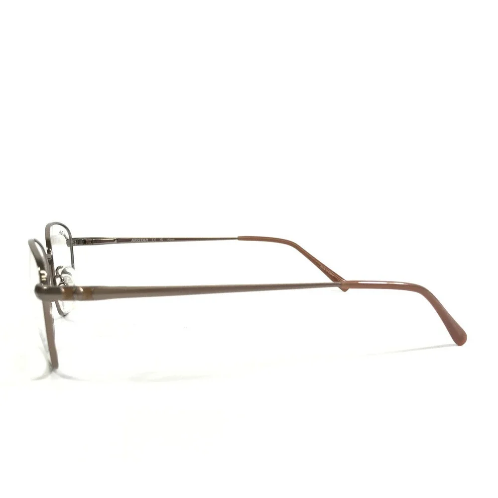Aristar Eyeglasses Frames AR30827 573 Rose Gold Rectangle Wire Rim 56-17-145